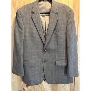 Lauren Ralph Lauren Men's Brown Houndstooth Wool Sport Coat Blazer